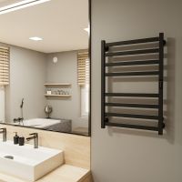 Электрический полотенцесушитель Altasan Ронда 3 Проф 80х50 Ронда3Проф8050ЧМ Черный муар — фото 3, Электрические полотенцесушители