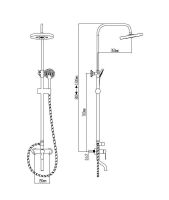 Товар: Душевая система Boch Mann ECO BM7225 / хром / латунь / регулируемый тропический душ - фото 14 Душевая система Boch Mann ECO BM7225 / хром / латунь / регулируемый тропический душ — фото 14, Душевые стойки