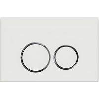 Клавиша смыва CeramaLux DC-014 Белая — фото 1, Кнопки смыва