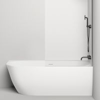 Ванна из искусственного камня Salini Sofia Corner R 170х85 102514G Белая глянцевая — фото 3, Ванны из искусственного камня