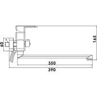 Смеситель для ванны Ростовская Мануфактура Сантехники Boou B8215-18F универсальный Хром — фото 3, Для душа и ванны