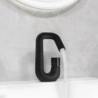 Смеситель для раковины Iddis Twist TWIBLBTi01 Черный матовый — фото 3, Смесители для раковины