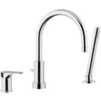 Смеситель на борт ванны Remer Class Line L07 Хром — фото 1, Смесители на борт ванны