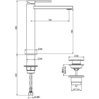 Смеситель для раковины Gattoni Color 8046/80C0 Хром — фото 2, Смесители для раковины