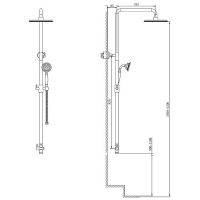 Товар: Душевая система Caprigo Parts 99-564-vot Бронза - фото 2 Душевая система Caprigo Parts 99-564-vot Бронза — фото 2, Душевые системы