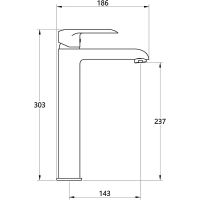 Смеситель для раковины Melodia della vita Heavy Metal MDV35621bk Черный матовый — фото 2, Смесители для раковины