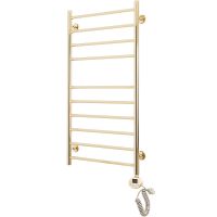 Электрический полотенцесушитель Domoterm Медея П10 500x1000 ER Золото — фото 3, Электрические полотенцесушители