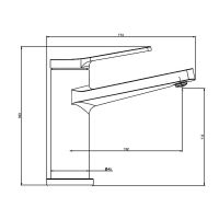 Смеситель для раковины Laparet Nobia Pro N3015402LPT Хром — фото 3, Смесители для раковины