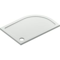 Акриловый поддон для душа Bas Раунд 120х80 R ПН00070 Белый — фото 3, Акриловые душевые поддоны