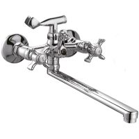 Смеситель для ванны D-Lin D147807-F универсальный Хром — фото 1, Смеситель для ванны