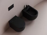 Биде Ceramicanova Metropol CN4005MB Черное матовое — фото 6, Биде напольные