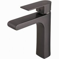 Смеситель для раковины Melodia della vita Waltz MDV30120gn Оружейная сталь — фото 1, Смесители для раковины