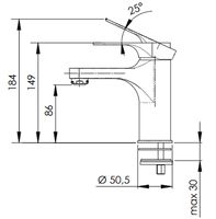 Товар: Смеситель для раковины Remer Class Line L12 Хром - фото 2 Смеситель для раковины Remer Class Line L12 Хром — фото 2, Смесители для раковины