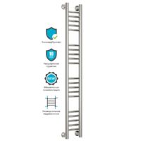 Товар: Водяной полотенцесушитель Сунержа Богема прямая 1200х150 Хром - фото 3 Водяной полотенцесушитель Сунержа Богема прямая 1200х150 Хром — фото 3, Водяные полотенцесушители