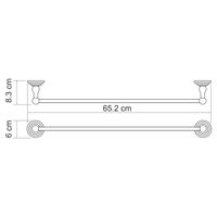 Ammer K- Держатель полотенец одинарный арт-7030 — фото 5, Полотенцедержатели