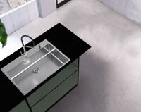 Мойка для кухни NOX 130 BRS 740x515x200 в комплекте с интегрированным сифоном — фото 2, Кухонные мойки