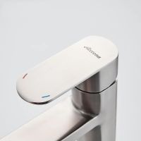 Смеситель для раковины Accoona H205 A96205 Нержавеющая сталь — фото 8, Смесители для раковины