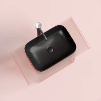 Раковина-чаша Ceramicanova Element 50 CN6055MB Черная матовая — фото 4, Раковины накладные