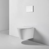 Товар: Унитаз Bond F03-10 подвесной Белый с сиденьем Микролифт - фото 11 Унитаз Bond F03-10 подвесной Белый с сиденьем Микролифт — фото 11, Подвесные унитазы