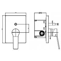 Товар: Смеситель для душа Laparet Nobia Pro N2187602LPT Хром - фото 4 Смеситель для душа Laparet Nobia Pro N2187602LPT Хром — фото 4, Для душа и ванны