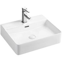 Раковина Azario 50 AZ-2173-S Белая — фото 1, Раковины накладные