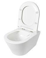 Товар: Унитаз Creto Logan L3 1003-001-L3W подвесной Белый без сиденья - фото 8 Унитаз Creto Logan L3 1003-001-L3W подвесной Белый без сиденья — фото 8, Подвесные унитазы