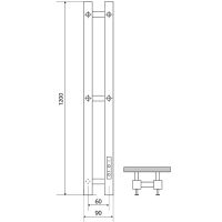 Электрический полотенцесушитель Melodia della vita Etude Electro Ferrum 120х09 П2 MTREEF12009wt Белы — фото 2, Электрические полотенцесушители
