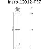 Товар: Электрический полотенцесушитель Маргроид Inaro 1200x120 Inaro-12012-057 Хром - фото 4 Электрический полотенцесушитель Маргроид Inaro 1200x120 Inaro-12012-057 Хром — фото 4, Электрические полотенцесушители