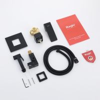 Гигиенический душ со смесителем Raglo R01.53.06 Черный матовый — фото 6, Гигиенические души