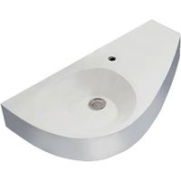 Раковина 1MarKa Piccolo Элипс 85 L У10466 Белая — фото 1, Раковины подвесные