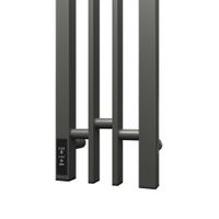 Товар: Полотенцесушитель электрический Point Фрея PN20728GB П2 140x800 диммер слева, графит блеск - фото 4 Полотенцесушитель электрический Point Фрея PN20728GB П2 140x800 диммер слева, графит блеск — фото 4, Электрические полотенцесушители