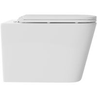 Унитаз Aqueduto Macio Plus MACT0210 подвесной Белый глянцевый с сиденьем Микролифт — фото 3, Подвесные унитазы