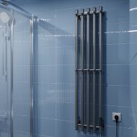 Электрический полотенцесушитель Altasan Арго 120х27 Арго12027Г Графит — фото 2, Электрические полотенцесушители