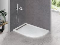 Поддон из искусственного мрамора CEZARES TRAY-AS-RH-120/90-550-30-W-L — фото 2, Душевые поддоны из литьевого мрамора