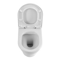 Унитаз приставной безободковый CEZARES GIUBILEO CZR-265-CBR/CZR-6045-SC — фото 7, Приставные унитазы