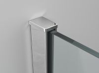 Товар: Душевой уголок Ambassador Nord 90х90 13011108 профиль Хром стекло прозрачное - фото 5 Душевой уголок Ambassador Nord 90х90 13011108 профиль Хром стекло прозрачное — фото 5, Квадратные душевые уголки