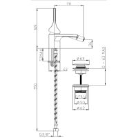 Смеситель для биде Bossini Apice E89601.045 Белый матовый — фото 2, Смесители для биде