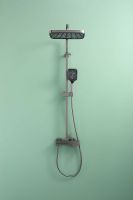 Душевая система Raglo R02.24.09 Графит матовый — фото 16, Душевые стойки