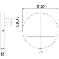 Товар: Излив для смесителя Bossini Ole E86911.030 Хром - фото 2 Излив для смесителя Bossini Ole E86911.030 Хром — фото 2, Изливы