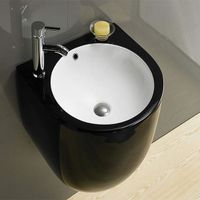 Товар: Раковина CeramaLux 49 500FBW Черная - фото 2 Раковина CeramaLux 49 500FBW Черная — фото 2, Раковины