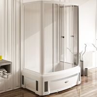 Товар: Душевой уголок Radomir Диана 140x95 1-03-1-0-0-0140 с поддоном профиль Белый стекло прозрачное - фото 1 Душевой уголок Radomir Диана 140x95 1-03-1-0-0-0140 с поддоном профиль Белый стекло прозрачное — фото 1, Душевые уголки