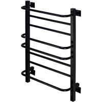 Электрический полотенцесушитель Comfysan Puro-K EC-8 80x50 013233 Черный матовый — фото 1, Электрические полотенцесушители