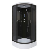 Душевая кабина Niagara Classic NG-6501-14P (90х90х215) средний поддон(26см),черный,стекло тонированн — фото 1, Душевые кабины