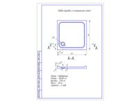Товар: Душевой поддон (с ножками) из литого мрамора 90*90 квадратный, гладкое дно - фото 2 Душевой поддон (с ножками) из литого мрамора 90*90 квадратный, гладкое дно — фото 2, Акриловые душевые поддоны