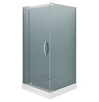 Душевой уголок Alex Baitler 90x90 AB244-90 профиль Хром стекло тонированное — фото 6, Квадратные душевые уголки