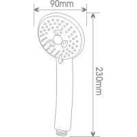 Товар: Ручной душ Melodia della vita Standard MKP20537 Хром - фото 4 Ручной душ Melodia della vita Standard MKP20537 Хром — фото 4, Лейки для душа
