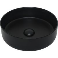 Раковина-чаша AQUAme 36 AQM5012MB Черная матовая — фото 1, Раковины накладные