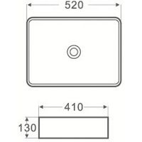 Раковина-чаша Azario 52 AZ-2074B Белая — фото 2, Раковины