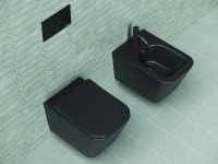 Унитаз Ceramicanova Metric CN3007MB подвесной Черный матовый с сиденьем Микролифт — фото 16, Подвесные унитазы