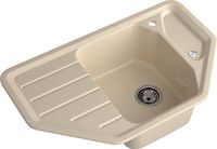 GRANFEST Мойка CORNER 800E угловая 800*500мм кашемир арт.GF- — фото 1, Кухонные мойки